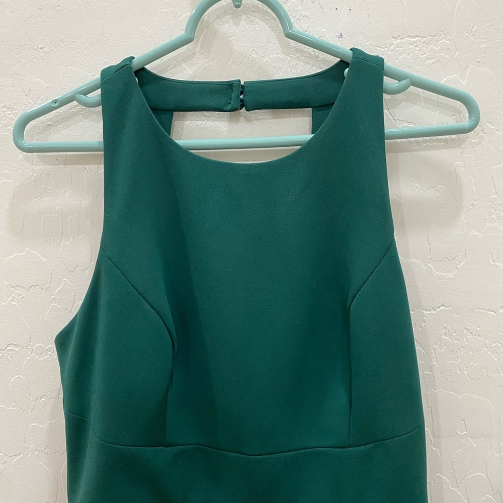 Emerald green formal dress